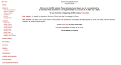 Desktop Screenshot of dunchurchbaptistchurch.org.uk